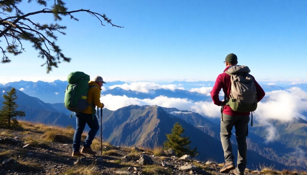 Поход в горы для начинающих: что взять с собой - иллюстрация