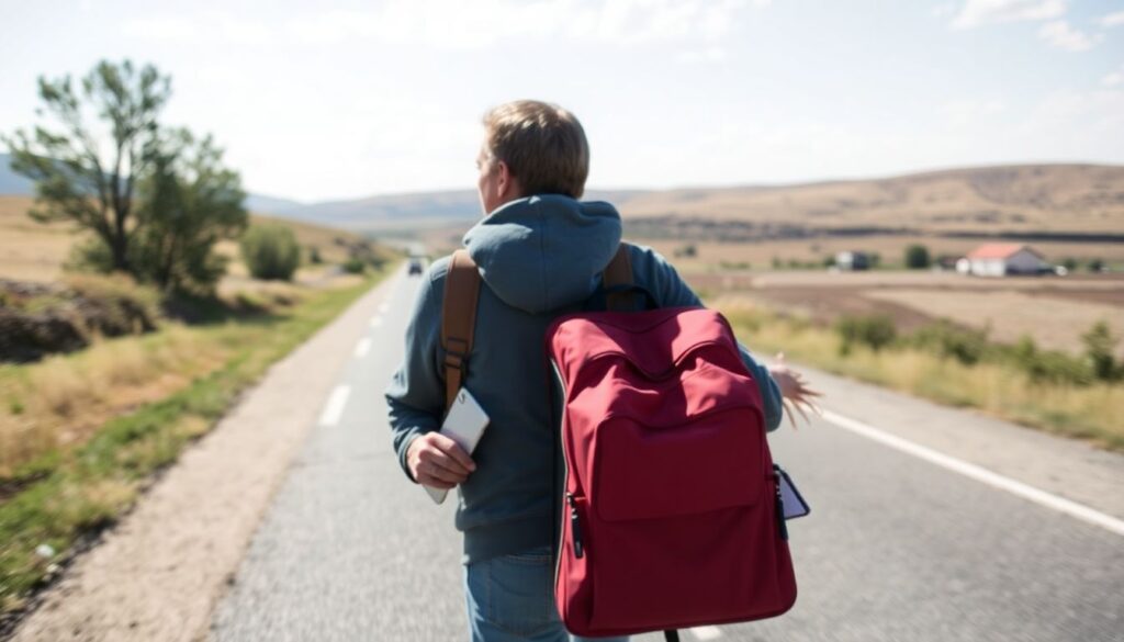 Путешествия автостопом: безопасность и основные правила - иллюстрация