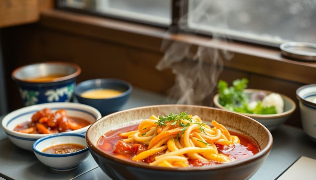 Гастрономический гид по Южной Корее: от кимчи до стрит-фуда - иллюстрация