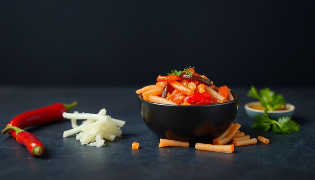 Гастрономический гид по Южной Корее: от кимчи до стрит-фуда - иллюстрация