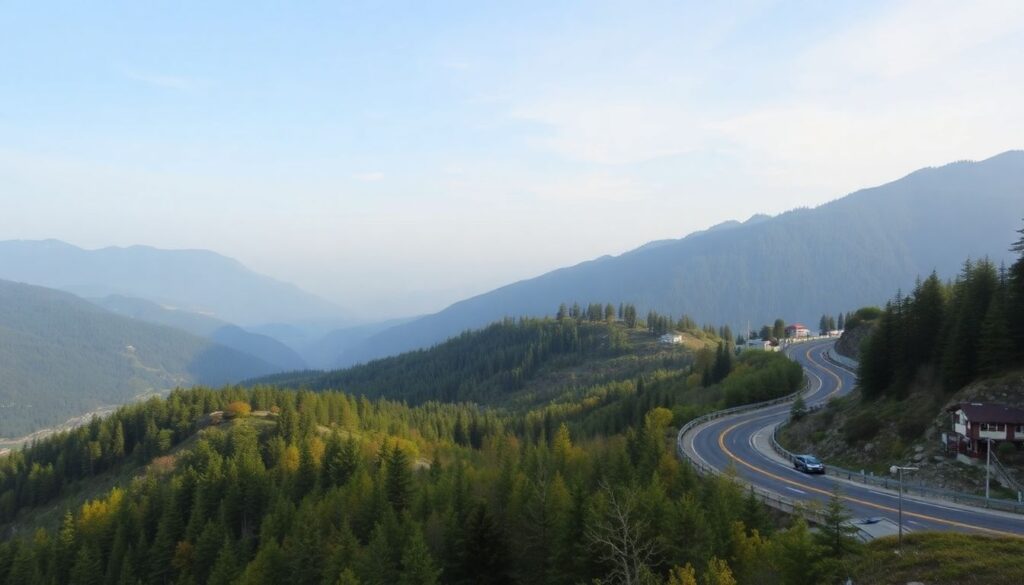 Самые красивые дороги мира для автомобильного путешествия - иллюстрация