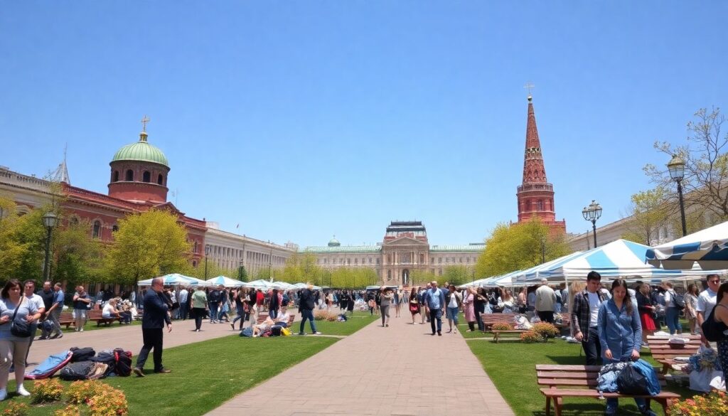 Куда поехать на майские праздники в России - иллюстрация