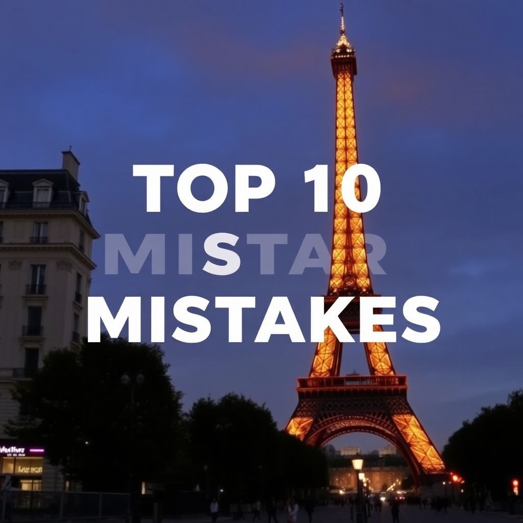 Ошибки туристов в Париже: топ-10 промахов, которых легко избежать
