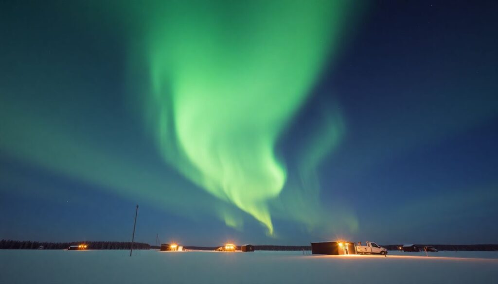 Где посмотреть северное сияние в России: Мурманск, Карелия, Ямал - иллюстрация