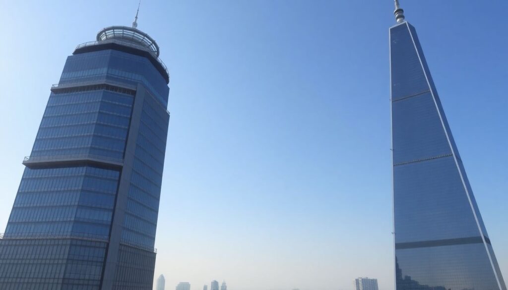 Самые высокие смотровые площадки мира - иллюстрация