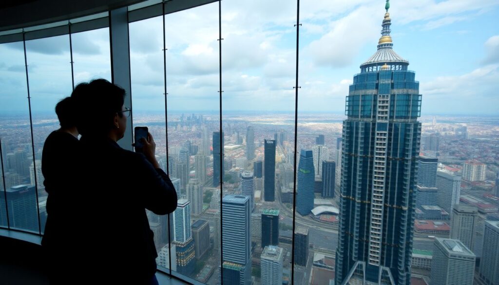 Самые высокие смотровые площадки мира - иллюстрация