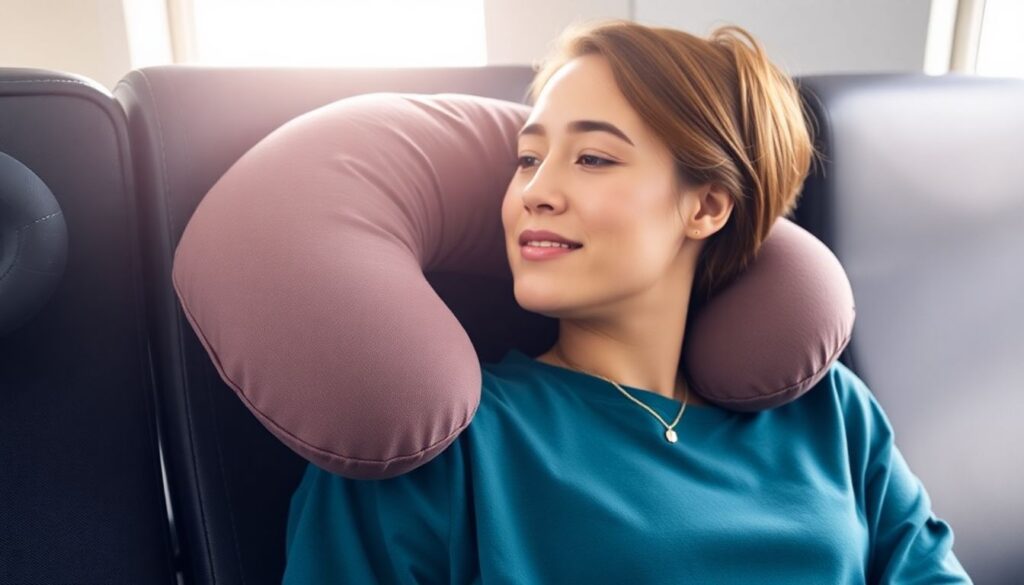 Как выбрать и использовать тревел-подушку - иллюстрация