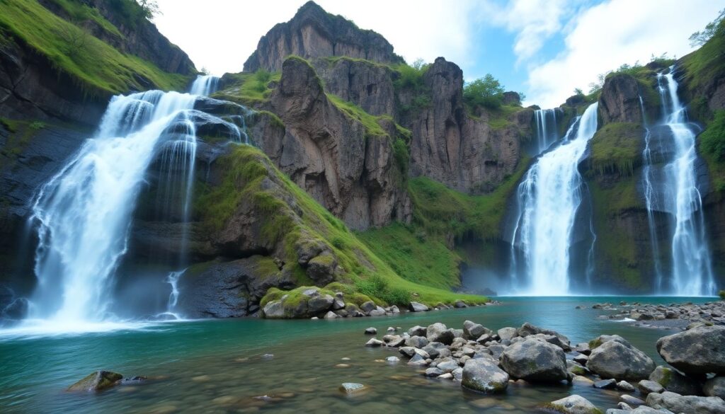 Самые красивые водопады мира - иллюстрация