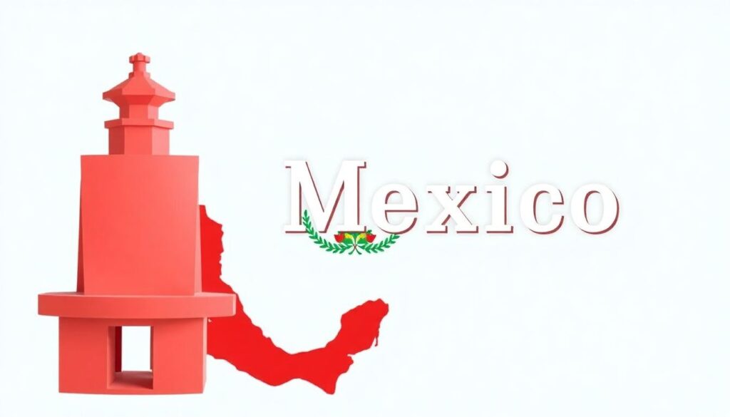 Мексика: от Канкуна до древних пирамид майя - иллюстрация