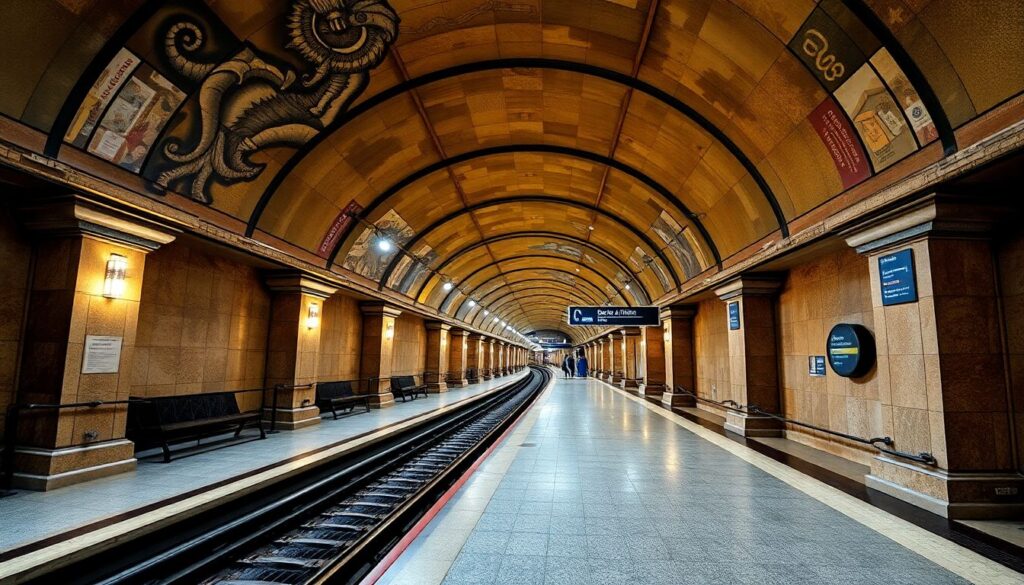 Самые красивые станции метро в мире - иллюстрация