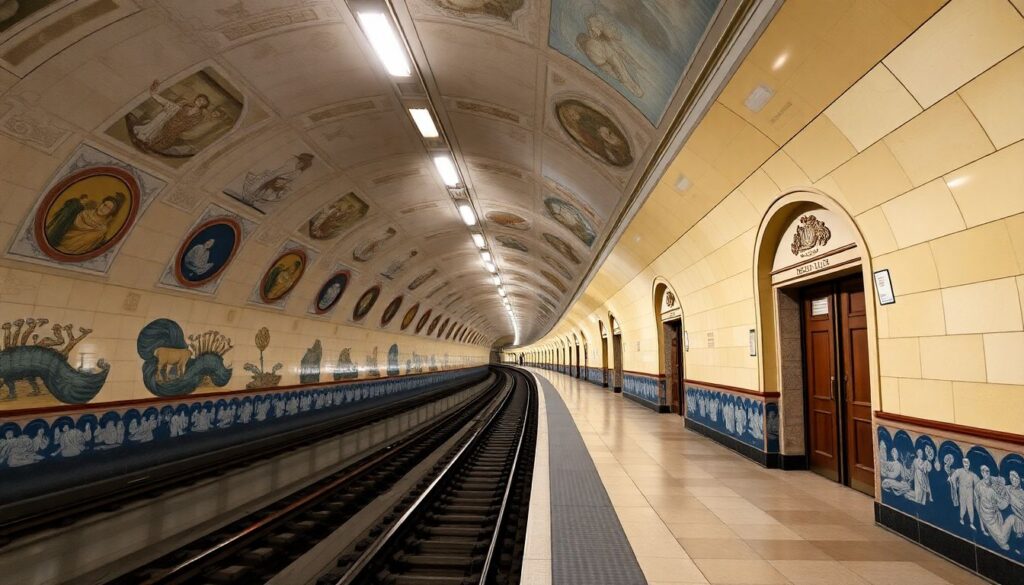 Самые красивые станции метро в мире - иллюстрация