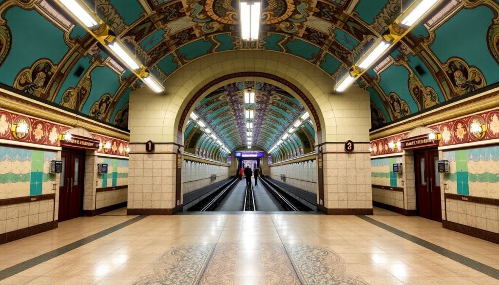 Самые красивые станции метро в мире - иллюстрация