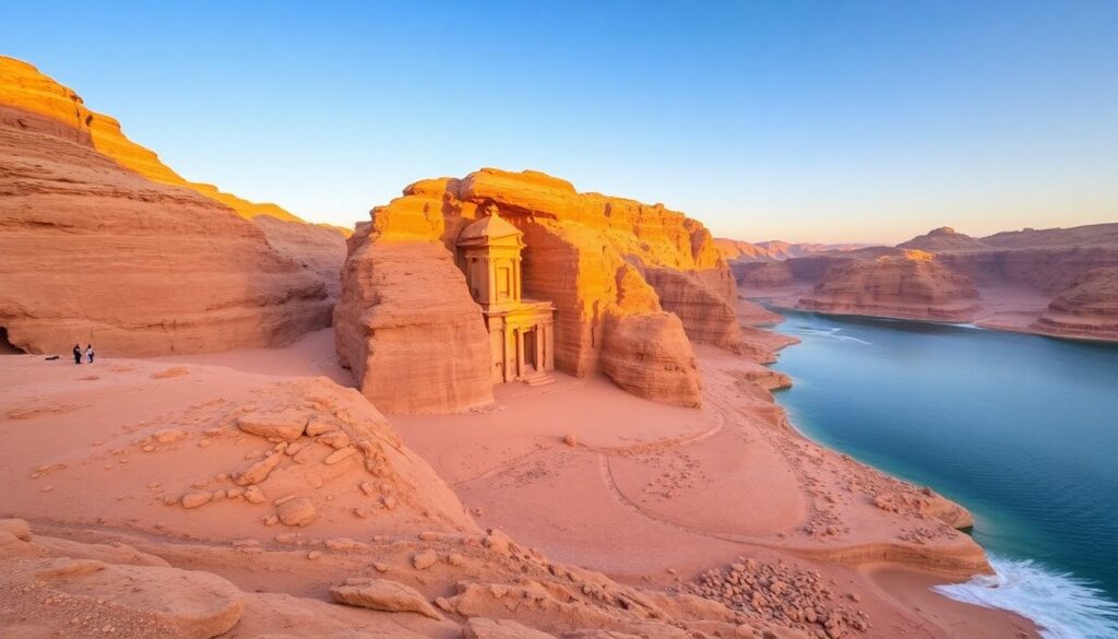 Путешествие в Иорданию: Петра, пустыня Вади-Рам и Мертвое море - иллюстрация