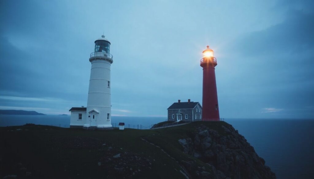 Самые красивые маяки мира - иллюстрация