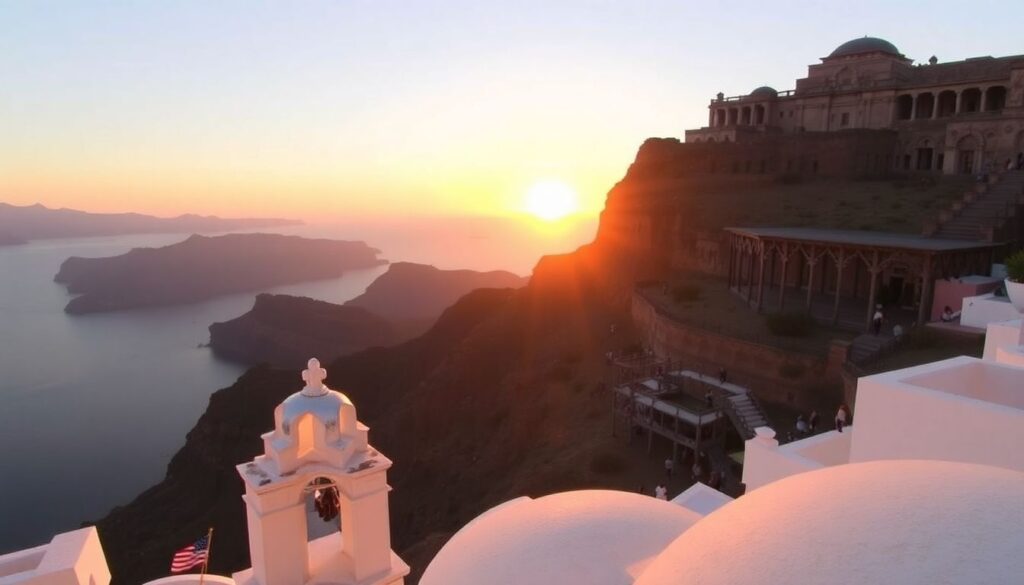 Лучшие места для встречи рассвета и заката в мире - иллюстрация