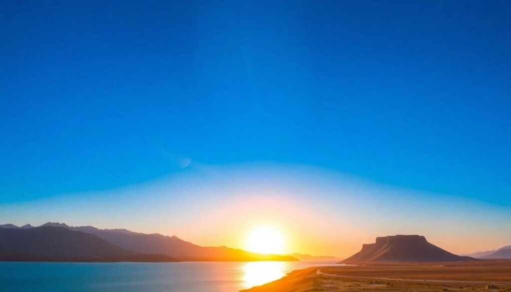 Лучшие места для встречи рассвета и заката в мире - иллюстрация