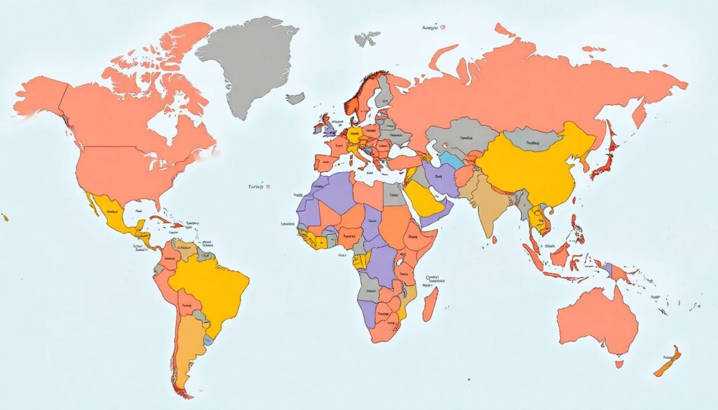 Самые необычные границы между странами - иллюстрация