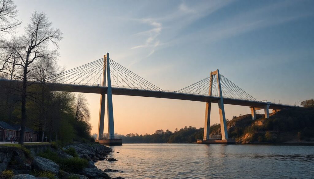 Самые красивые мосты в мире - иллюстрация