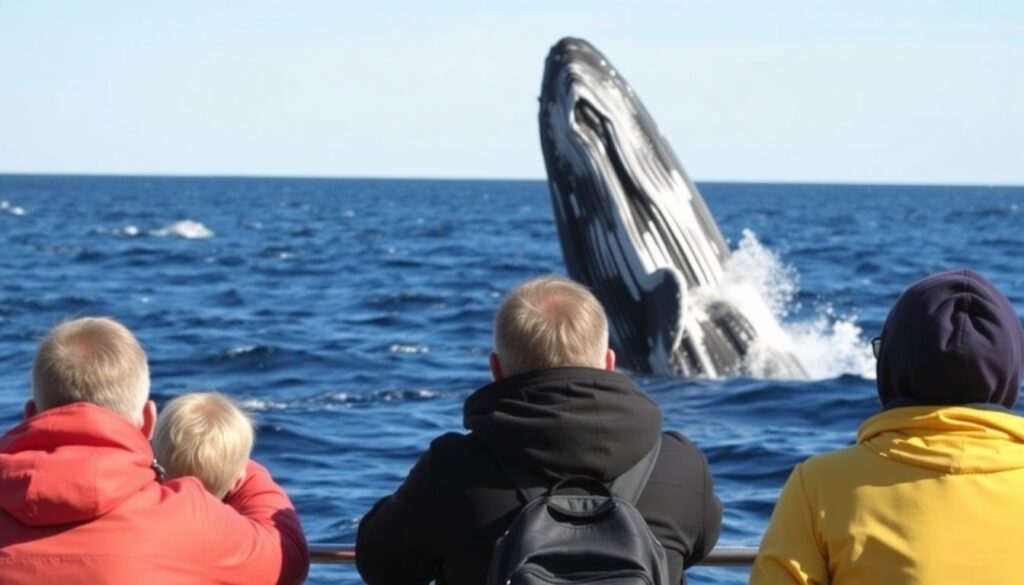 Лучшие места для наблюдения за китами - иллюстрация