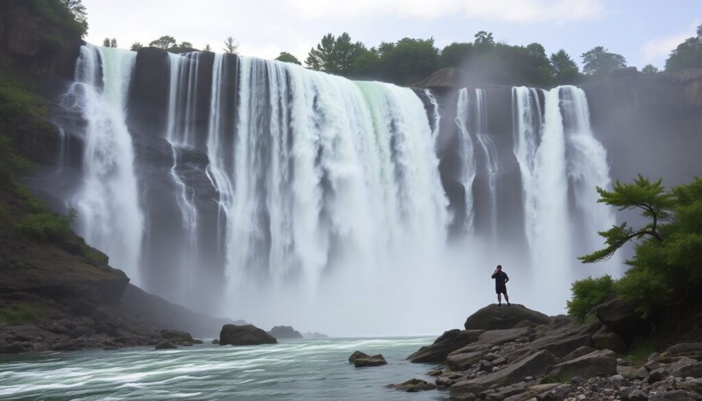 Как сделать идеальные фотографии у водопада - иллюстрация