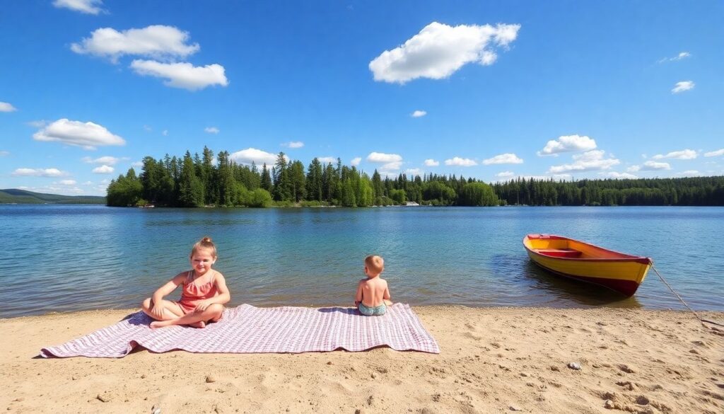 Лучшие места для семейного отдыха в России летом - иллюстрация