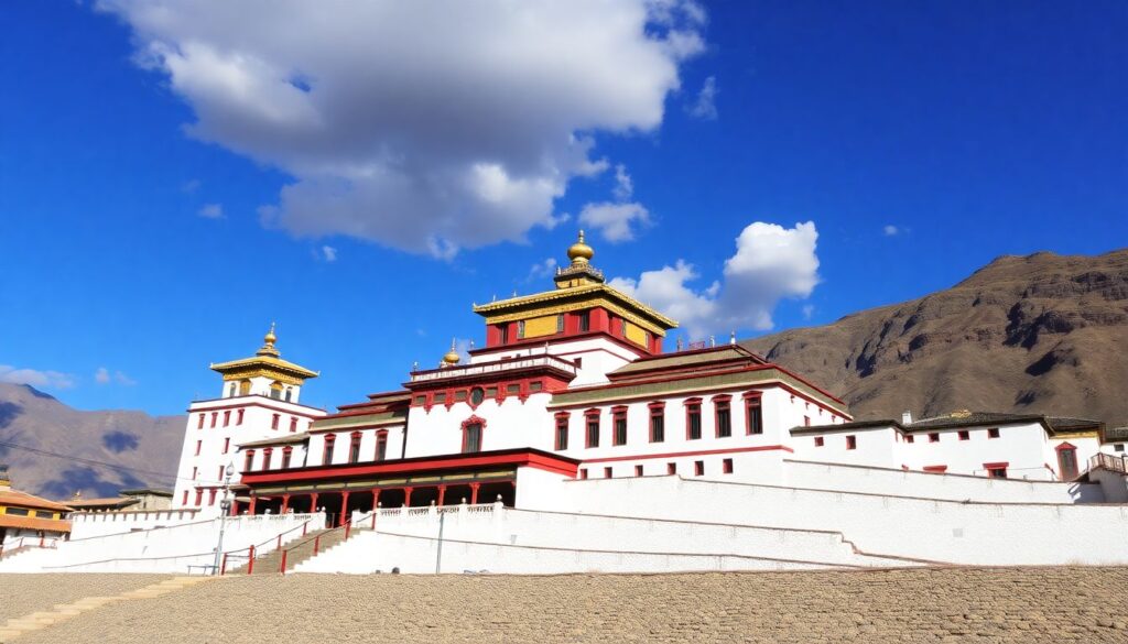 Путешествие в Тибет: крыша мира и буддийские монастыри - иллюстрация