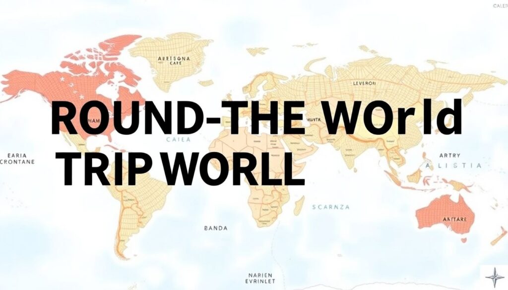 Как спланировать кругосветное путешествие - иллюстрация