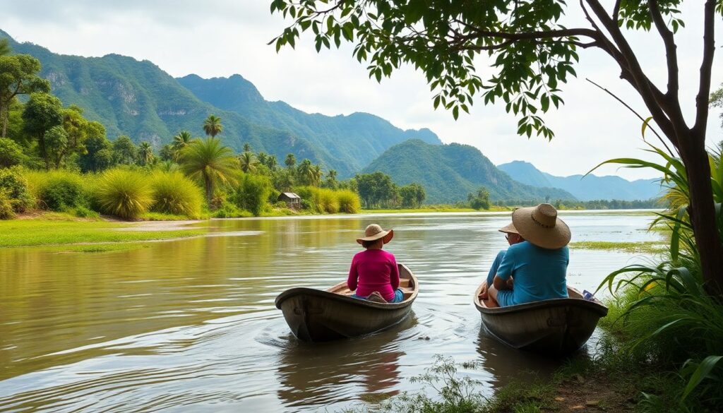 Путешествие в Лаос: неторопливая жизнь на Меконге - иллюстрация