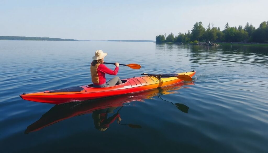 Лучшие места для каякинга и рафтинга - иллюстрация