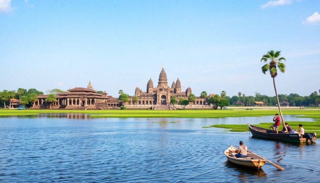 Путешествие в Камбоджу: Ангкор-Ват и трагическая история - иллюстрация