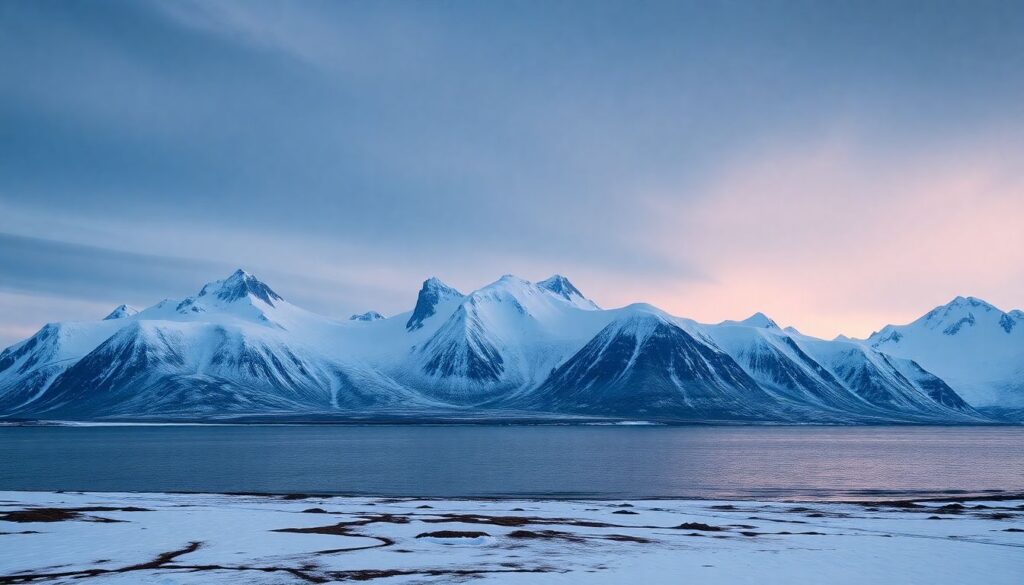 Путешествие на Шпицберген: арктические пейзажи и белые медведи - иллюстрация