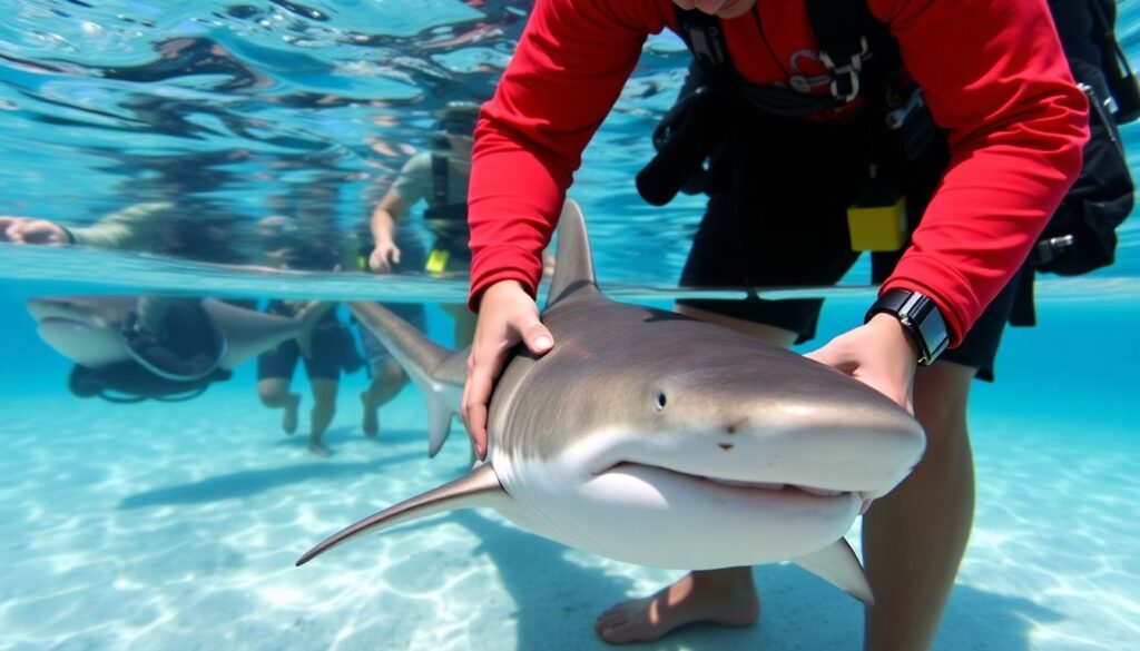 Лучшие места для погружения с акулами - иллюстрация