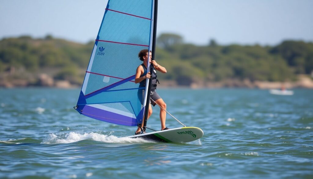 Лучшие места для виндсерфинга - иллюстрация