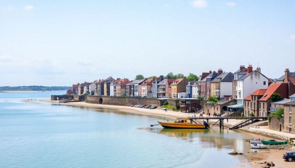 Путешествие по Нормандии и Бретани во Франции - иллюстрация