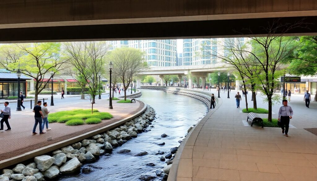 Самые красивые пешеходные улицы мира - иллюстрация