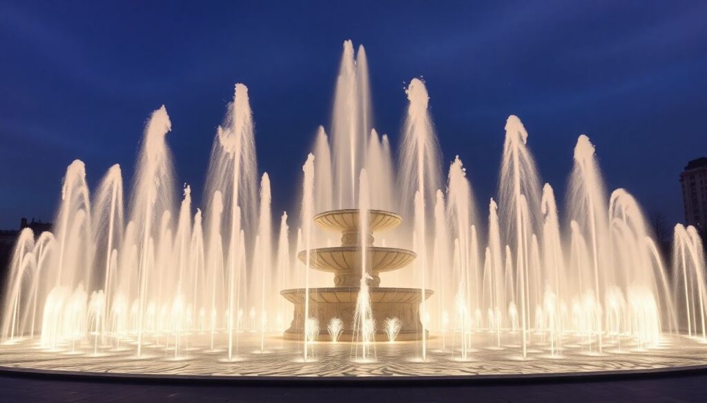 Самые красивые и необычные фонтаны мира - иллюстрация