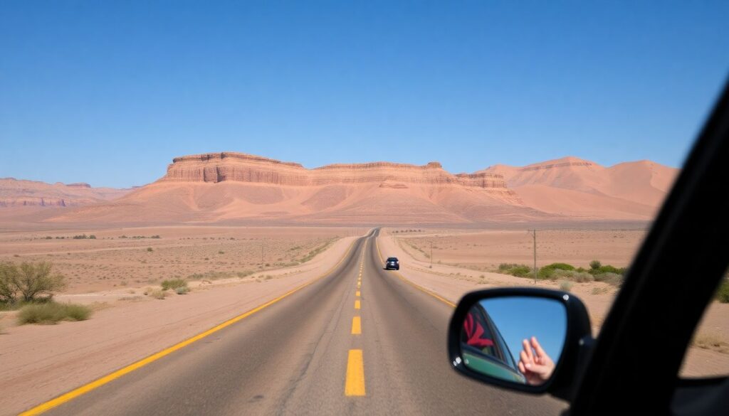 Путешествие по Дороге 66 в США: легендарный маршрут - иллюстрация