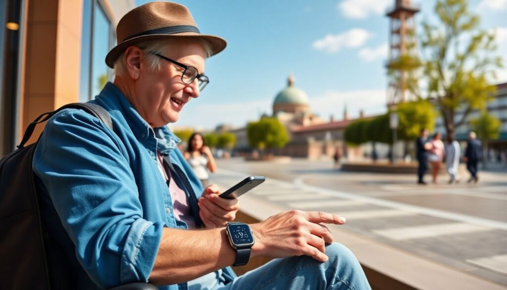 Как путешествовать с пожилыми родителями - иллюстрация