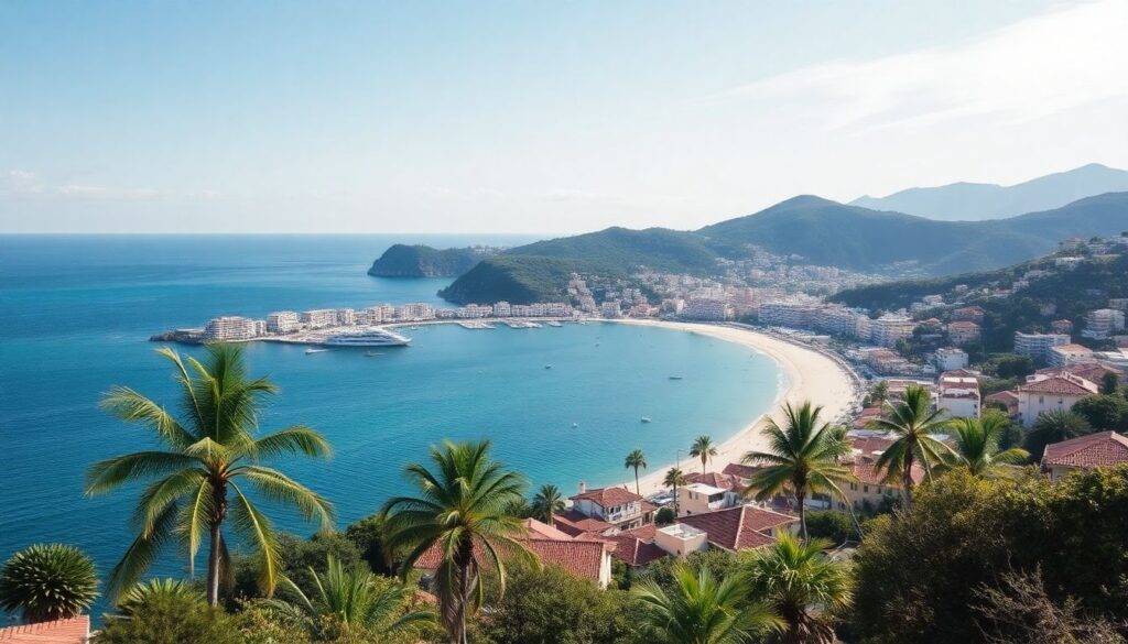 Самые красивые прибрежные города мира - иллюстрация