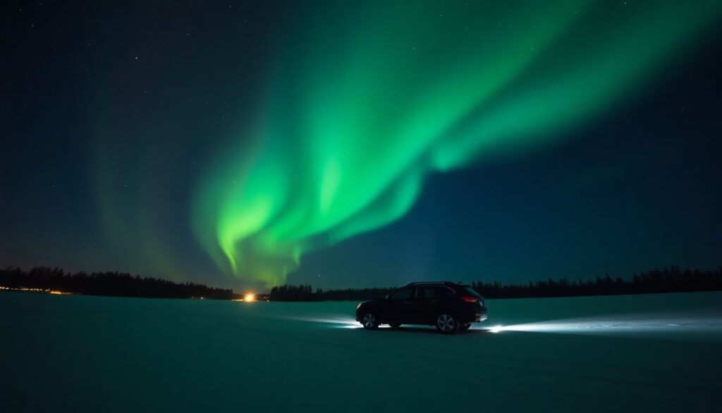 Путешествие по Исландии на машине зимой: риски и преимущества - иллюстрация