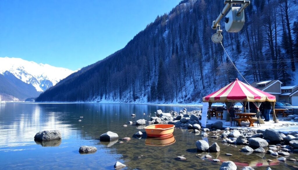 Лучшие направления для путешествий в феврале - иллюстрация