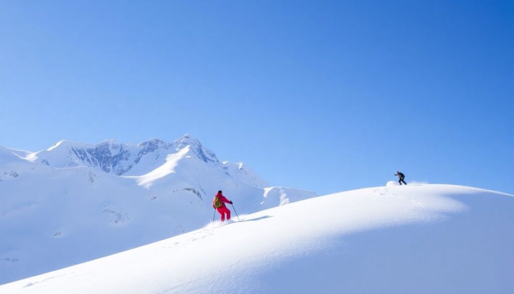Лучшие горнолыжные курорты для фрирайда - иллюстрация
