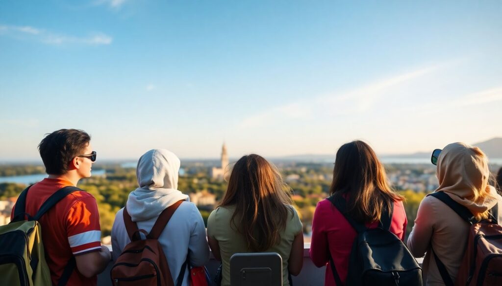 Как организовать путешествие для большой компании друзей - иллюстрация