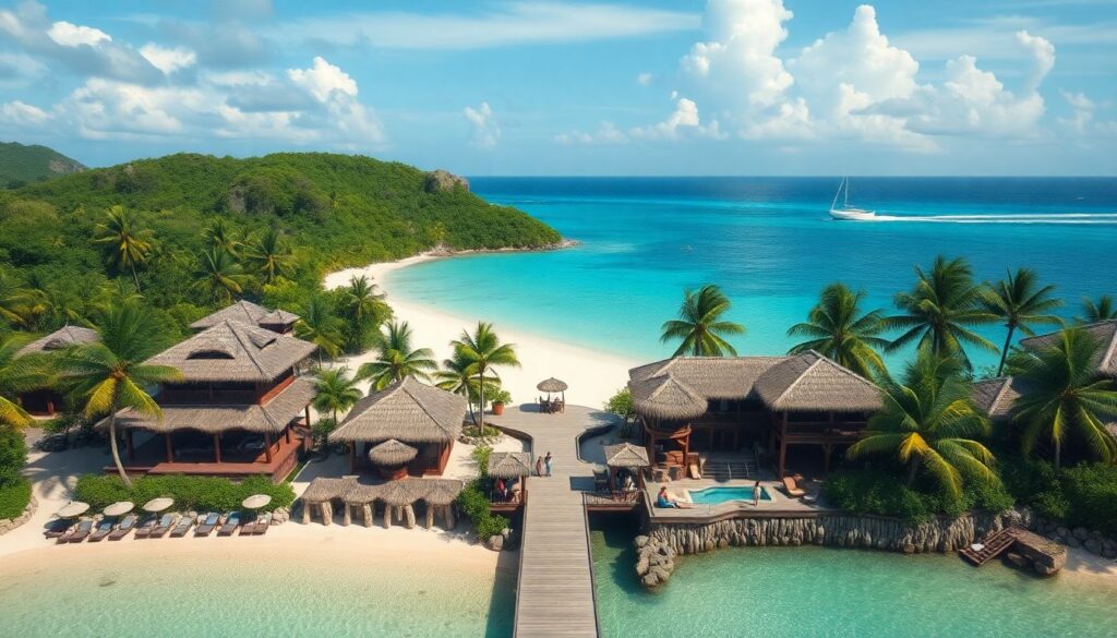 Самые красивые острова Карибского моря - иллюстрация