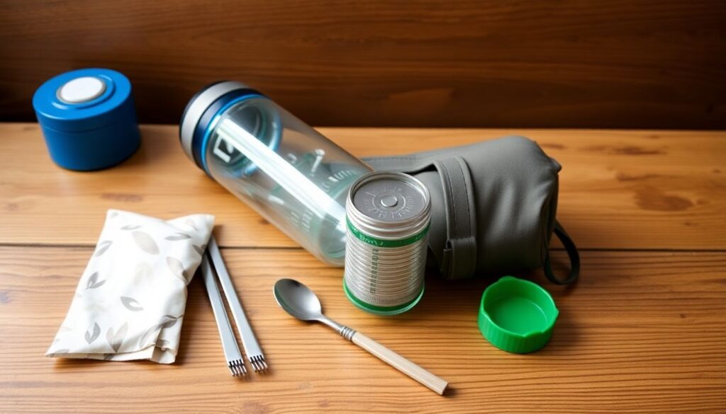 Как путешествовать без пластика и производить меньше мусора - иллюстрация