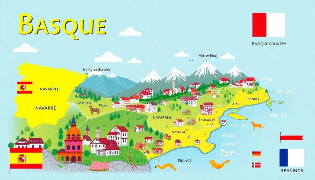 Путешествие по стране Басков: Испания и Франция - иллюстрация
