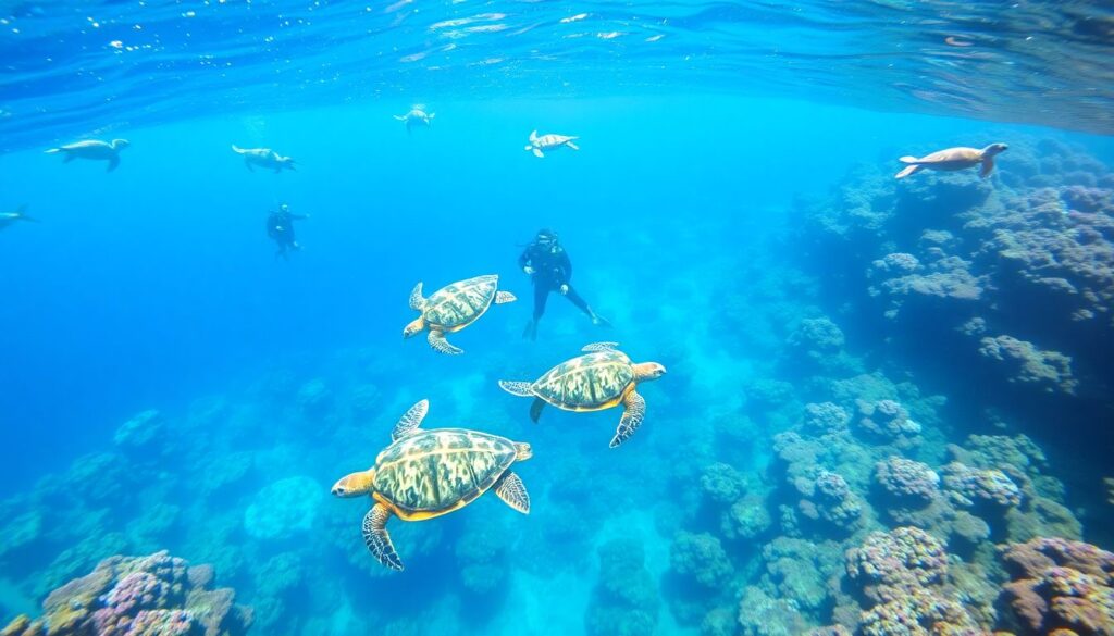 Лучшие места для наблюдения за морскими черепахами - иллюстрация