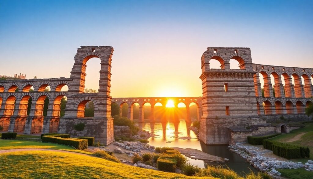Самые впечатляющие акведуки и виадуки Древнего Рима - иллюстрация
