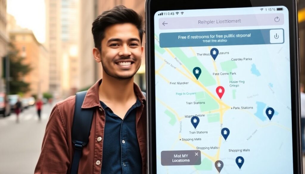 Как найти бесплатные туалеты в любом городе мира - иллюстрация