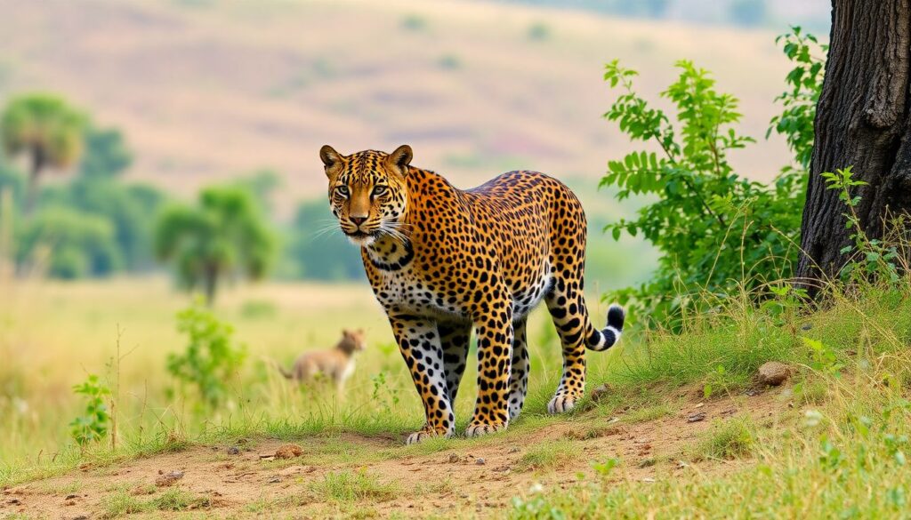 Лучшие места для наблюдения за леопардами в дикой природе - иллюстрация